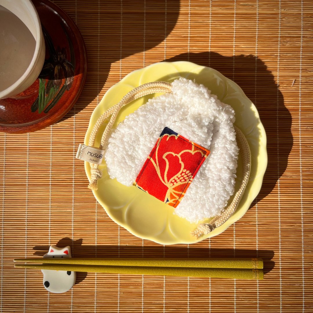 和服饭团束口袋 mini - 古布升级再造 手作一点物 -和风小物 送礼 - 化妆包/杂物包 - 其他材质 