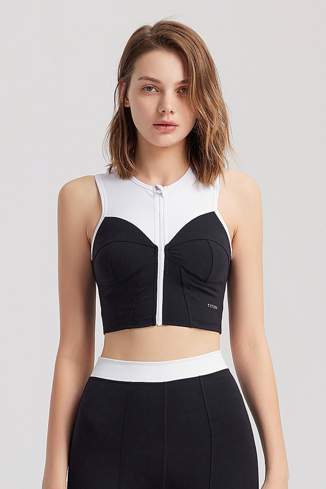 Alisha Zip Bra - 女装瑜珈服 - 其他人造纤维 