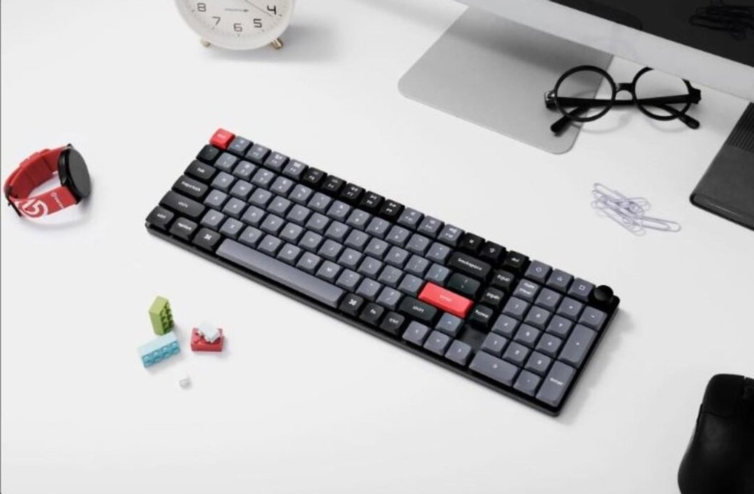 Keychron K17 Pro 可换轴 Gateron RGB 背光键盘 - 电脑配件 - 铝合金 