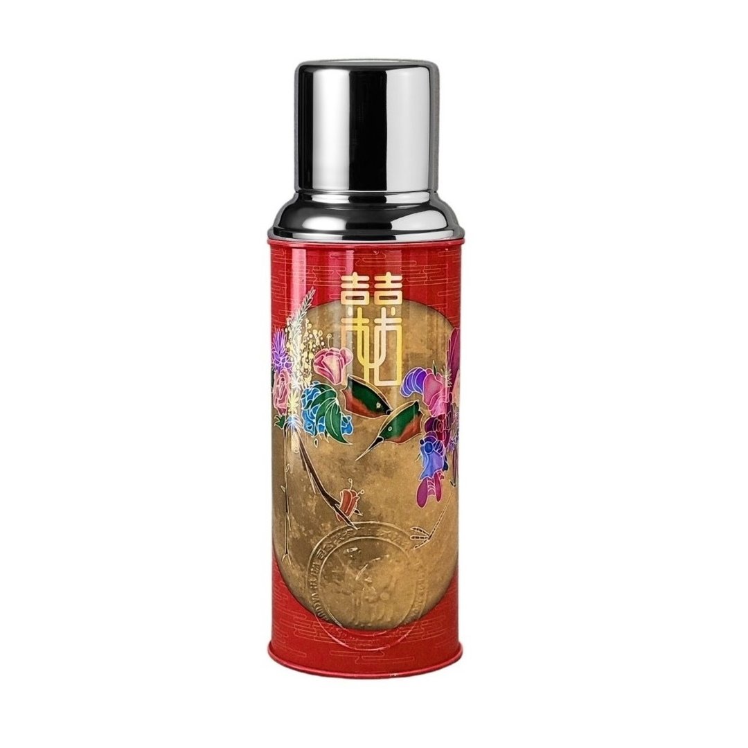 450毫升玻璃胆保温瓶 - 嫁喜系列 (月亮) 116HB - 保温瓶/保温杯 - 其他材质 红色