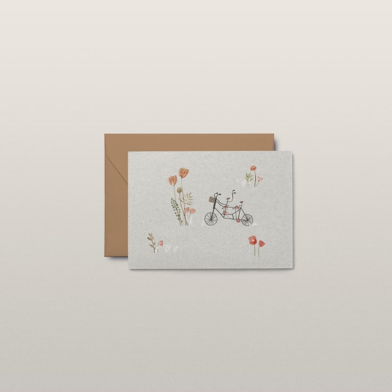 罂粟花田 A6 明信片 - 卡片/明信片 - 纸 