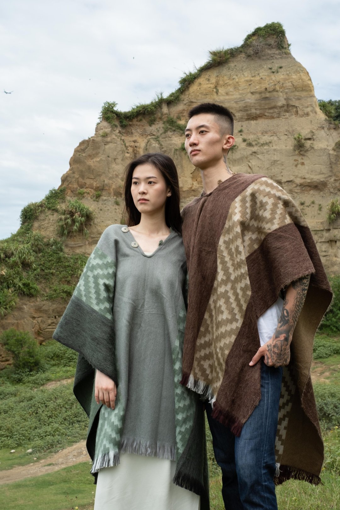 厄瓜多尔尔安地斯羊驼斗篷 Baby alpaca－静谧大地 - 其他 - 其他材质 咖啡色