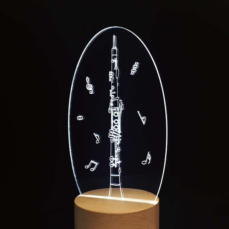 WD 原木夜灯 - 加键唢呐     国乐 / 音乐 / 夜灯 / MUSIC - 灯具/灯饰 - 木头 咖啡色