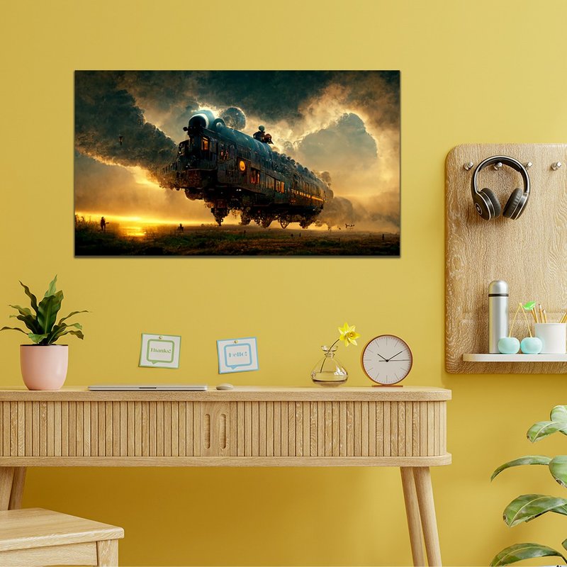 机械城-AI艺术 - 电子手绘真人画像/绘画/插画 - 其他材质 多色