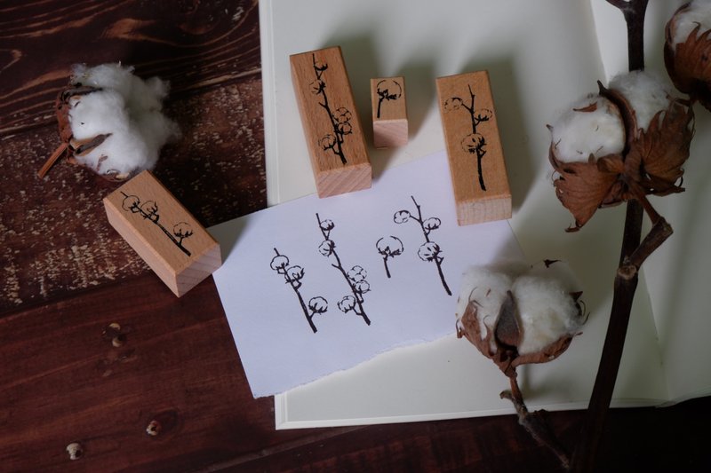 棉花系打印章 - 印章/印台 - 橡胶 卡其色