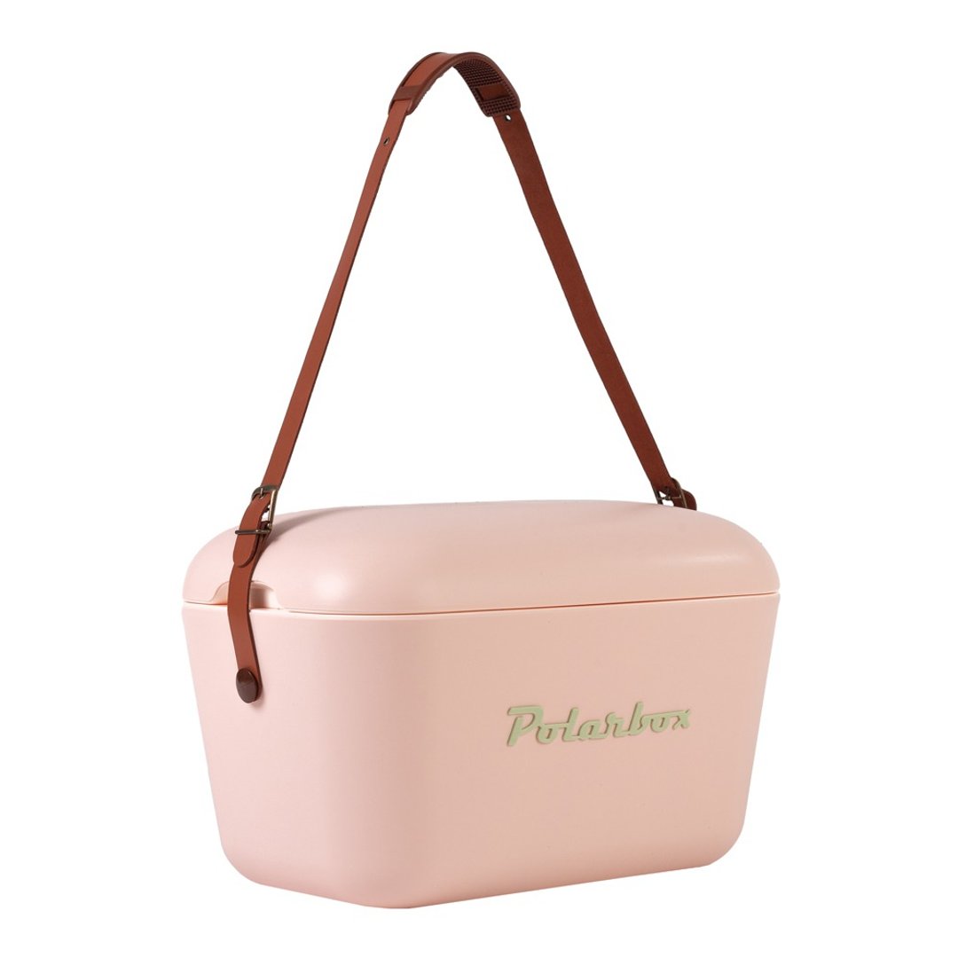 西班牙 Polarbox 20L复古经典露营野餐保冰盒-佛朗明哥玫瑰粉 - 露营用品 - 塑料 粉红色