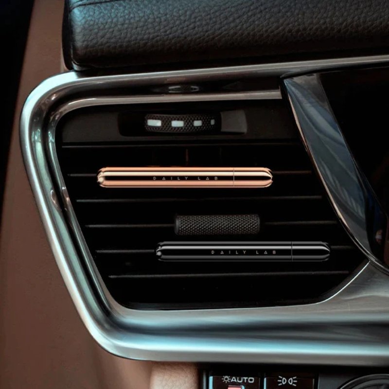 DAILYLAB小金条车载香薰出风口高档汽车持久香氛固体香水饰品摆件 - 香薰/精油/线香 - 不锈钢 