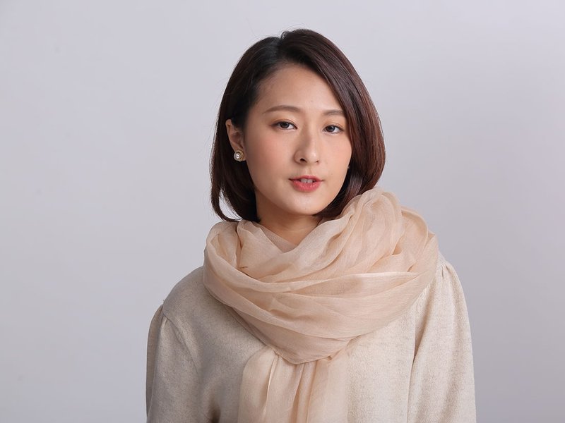 浅驼 Pashmina戒指羊绒围巾_ 顶级Shahmina大尺寸_生日礼物灵感 - 围巾/披肩 - 羊毛 