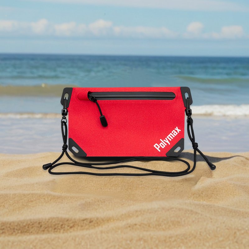 防水随身扁包-烈焰红/侧背包/轻量化 - 侧背包/斜挎包 - 防水材质 红色