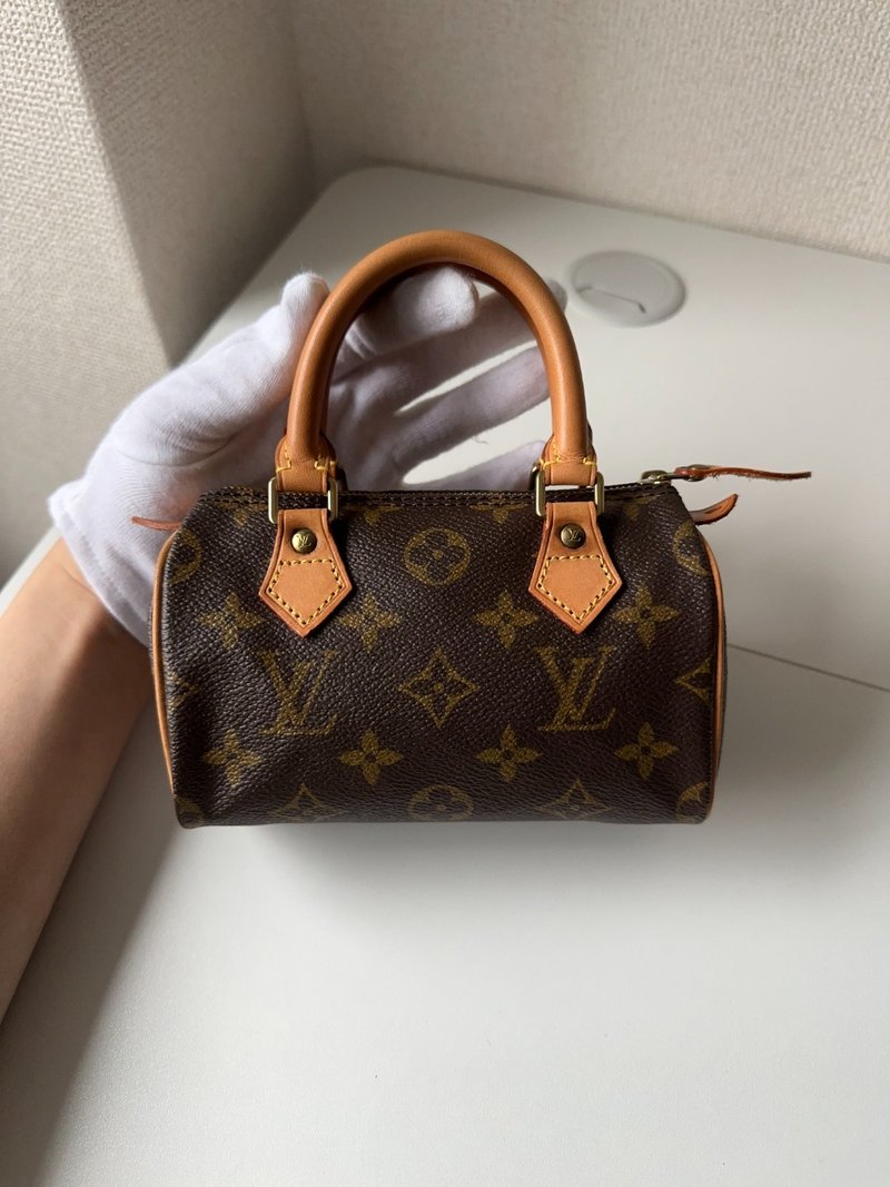 中古包 LOUIS VUITTON路易威登 Monogram老花迷你Speedy - 手提包/手提袋 - 其他材质 咖啡色