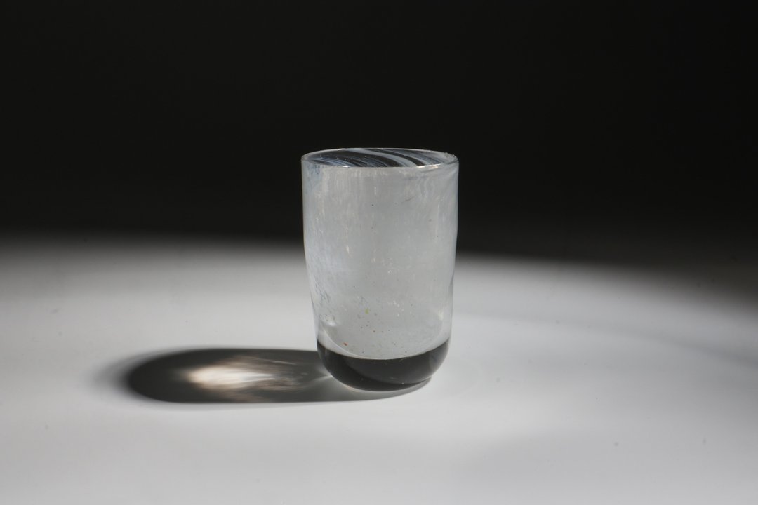 白玉高粱杯 - 玻璃杯 - 玻璃 白色