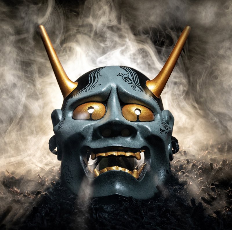 般雅日本传统石膏能剧面具系列手工剧场歌舞伎 - 墙贴/壁贴 - 其他材质 