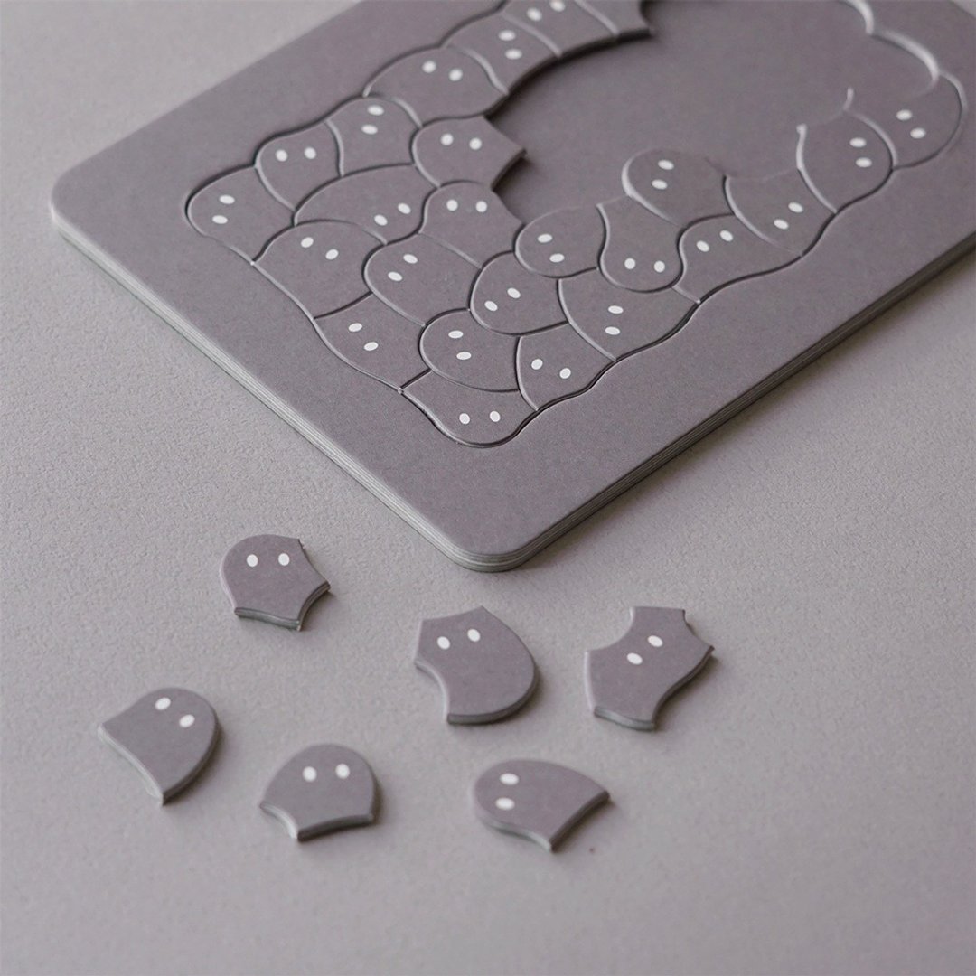 小鬼拼图 SUMI – obakepuzzle sumi - 拼图 - 纸 灰色