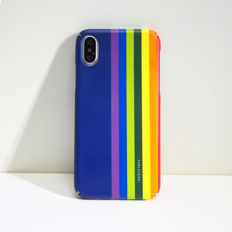 LOVE WINS系列 | 彩虹直纹手机壳 - 定制全包边软硬壳 Phone Case - 手机壳/手机套 - 塑料 多色