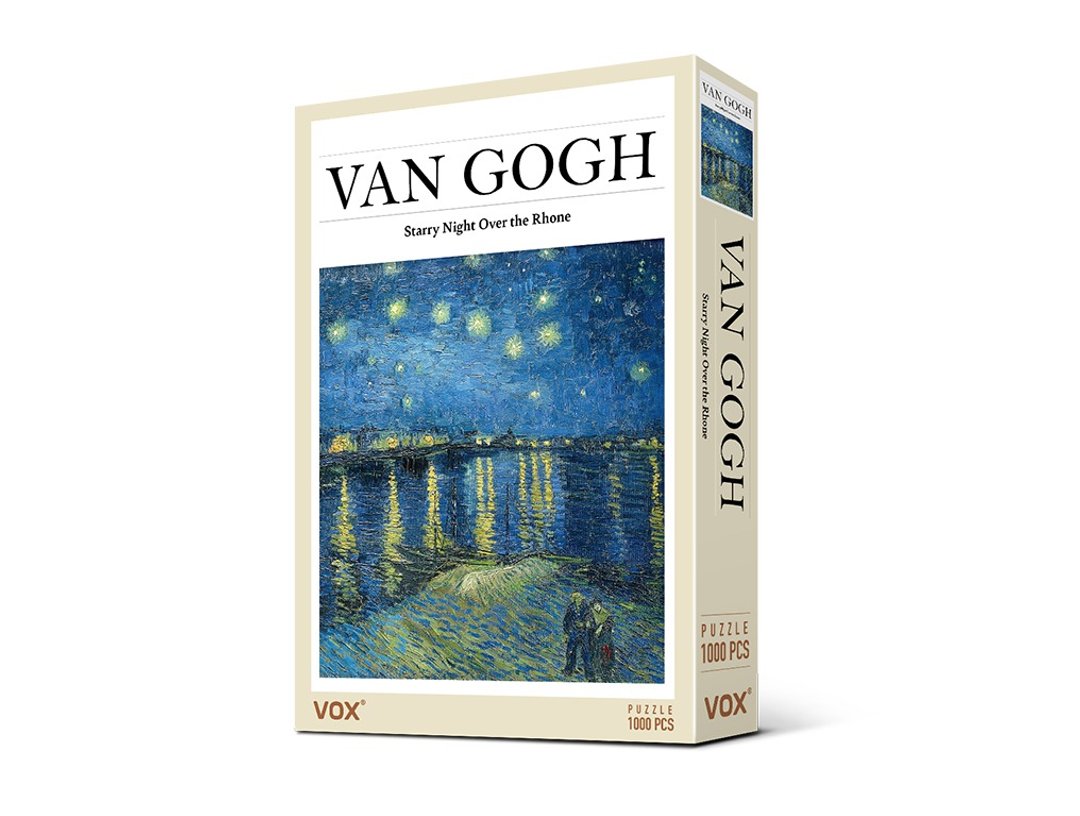 1000片海报拼图--Starry Night Over The Rhone By Van Gogh - 拼图 - 纸 