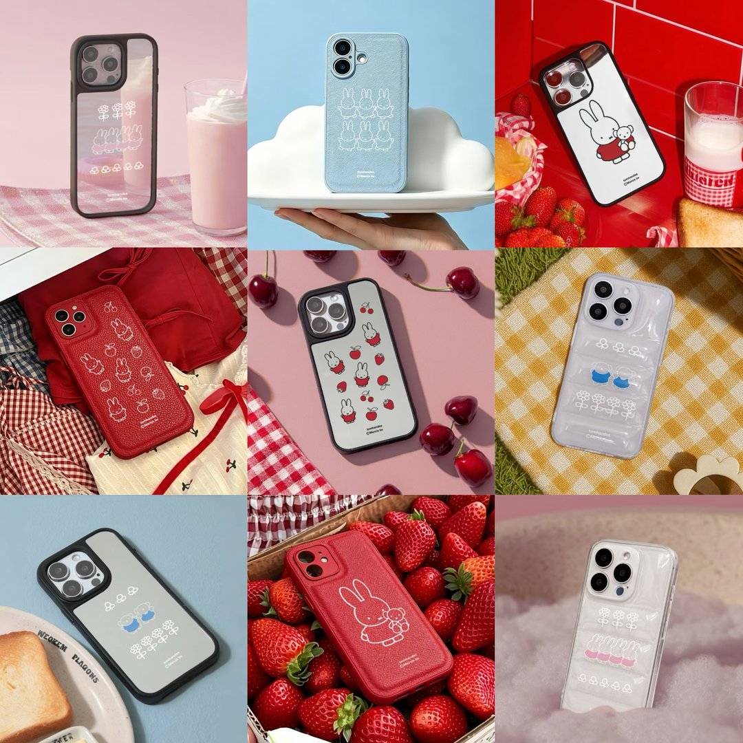 【Pinkoi x miffy】自选型号手机壳福袋 - 手机壳/手机套 - 其他材质 