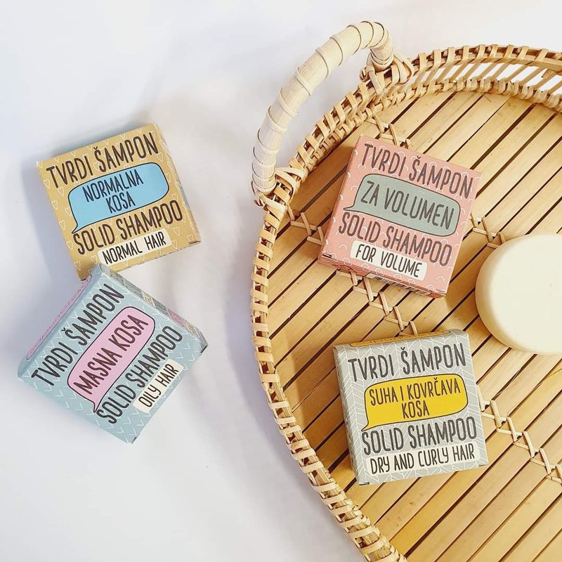 即期良品-Sapunoteka 燕麦夏威夷豆可可脂天然调理洗发皂 - 洗发用品 - 纸 卡其色