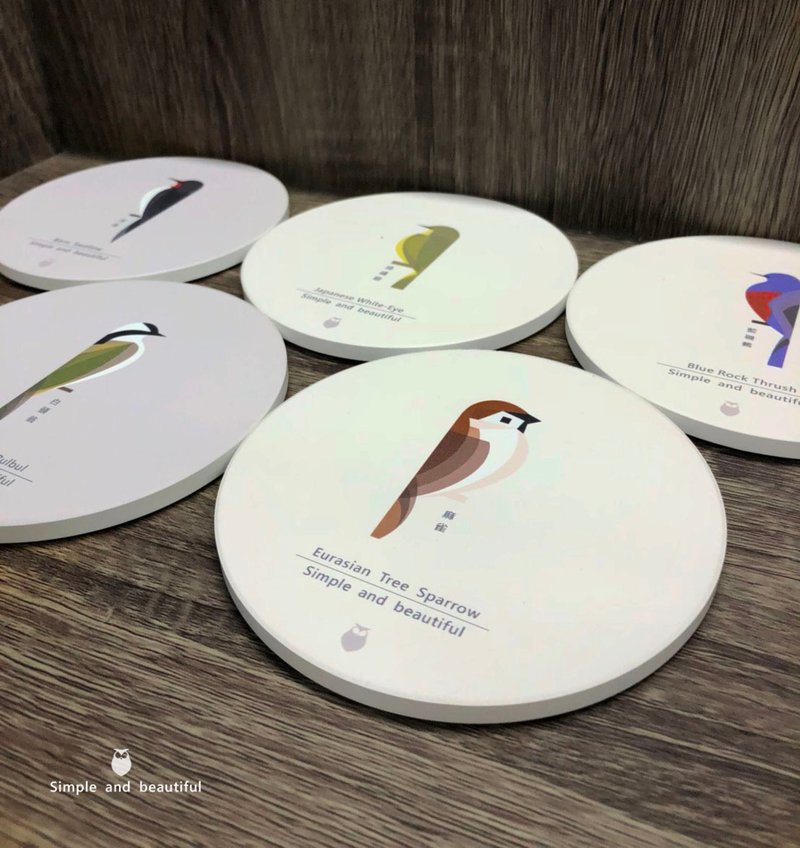 陶瓷吸水杯垫-2组入550下标区 - 其他 - 陶 红色