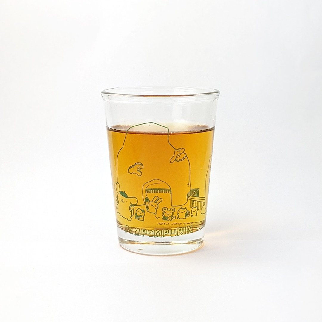 【漫游台湾 X 三丽鸥】布丁狗啤酒杯-太鲁阁限定+行李贴-九份 - 玻璃杯 - 玻璃 