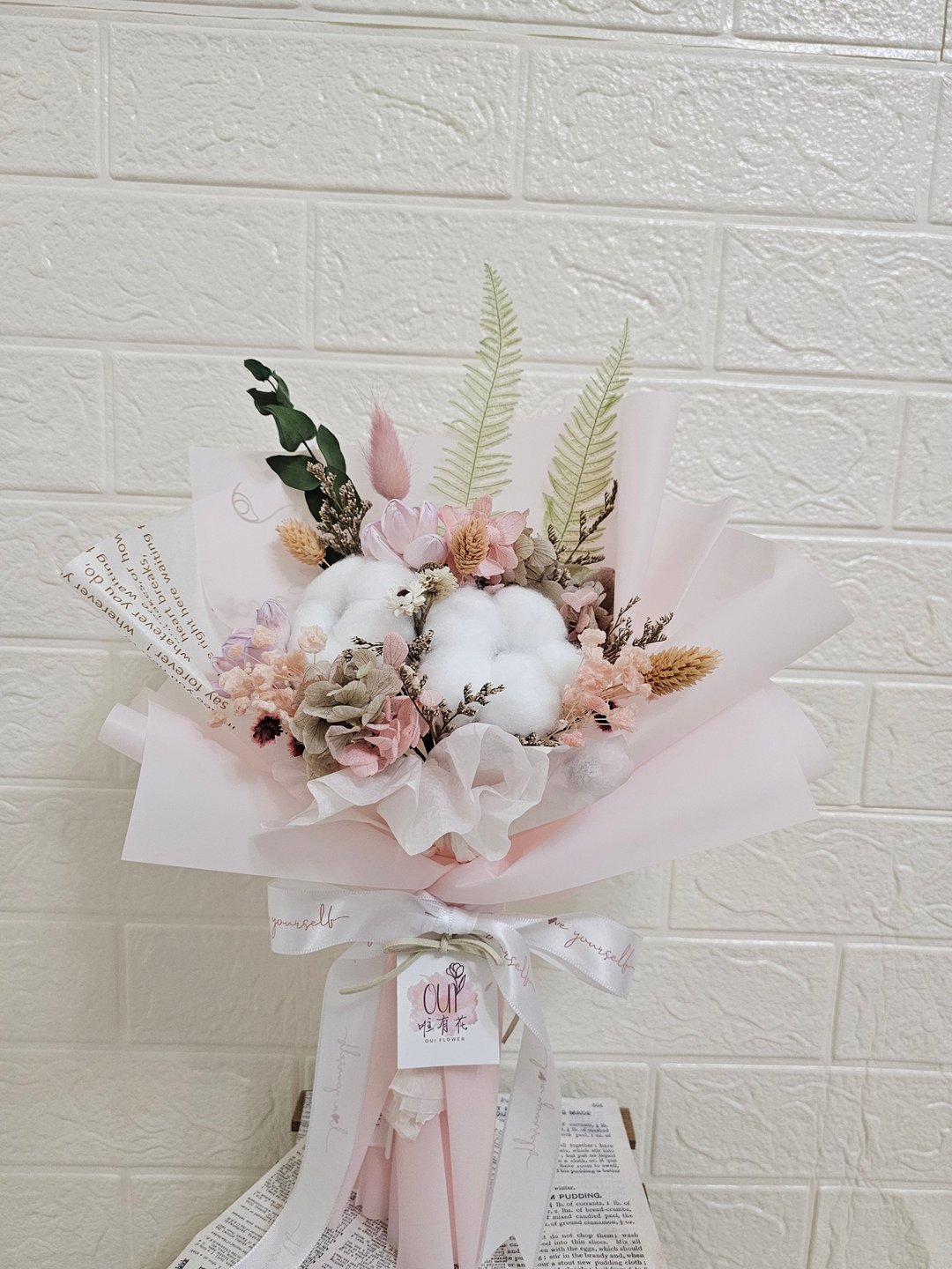 最好的祝福 木棉花  生日花束 毕业花束 成年礼 谢师花束 扩香花 - 干燥花/捧花 - 植物．花 