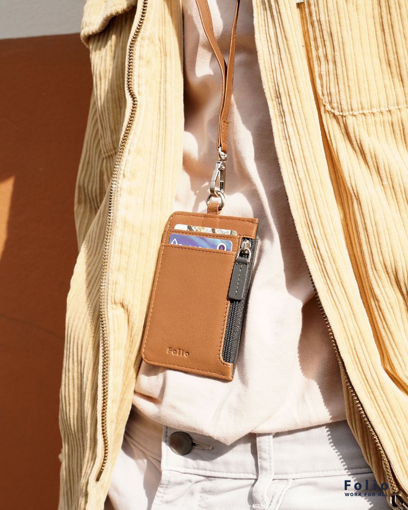 FOLIO : Myra ID Card Holder (Two-Tone) - 名片夹/名片盒 - 真皮 