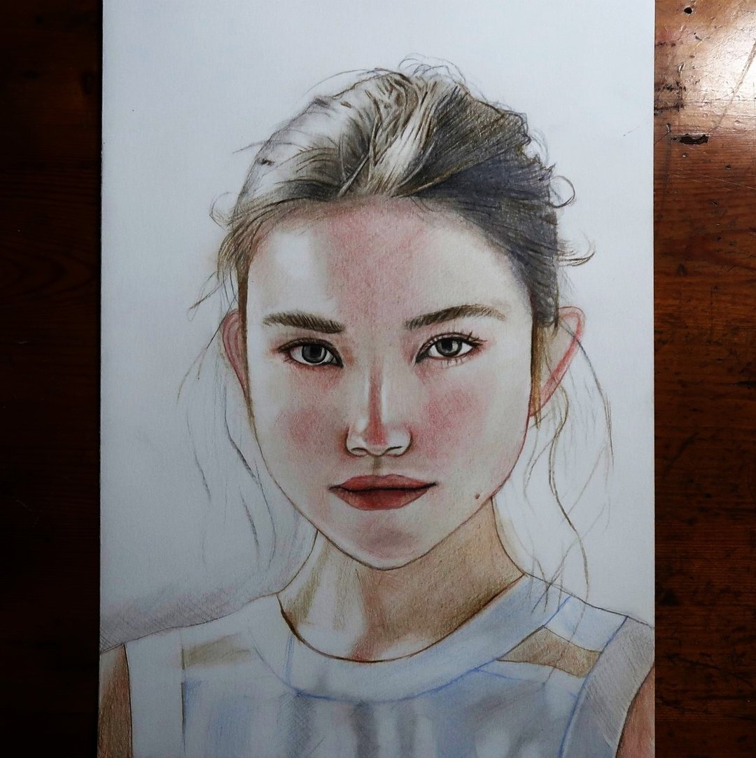 1.人物画(上架作品)  2.肖像画、人物画  3.缩时摄影 - 订制画像 - 纸 银色
