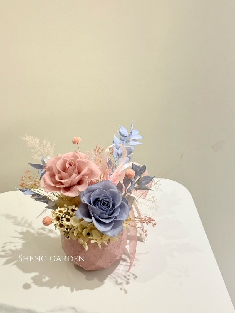 一人开课【粉雾情书】永生花情人节手作体验 送礼 - 植栽 - 植物．花 