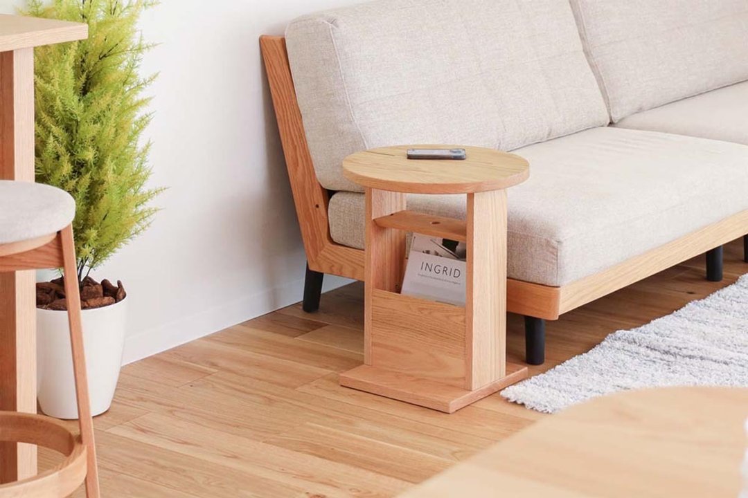 飞驒家具 Ibata interior THE 边桌 圆形 - 餐桌/书桌 - 木头 咖啡色