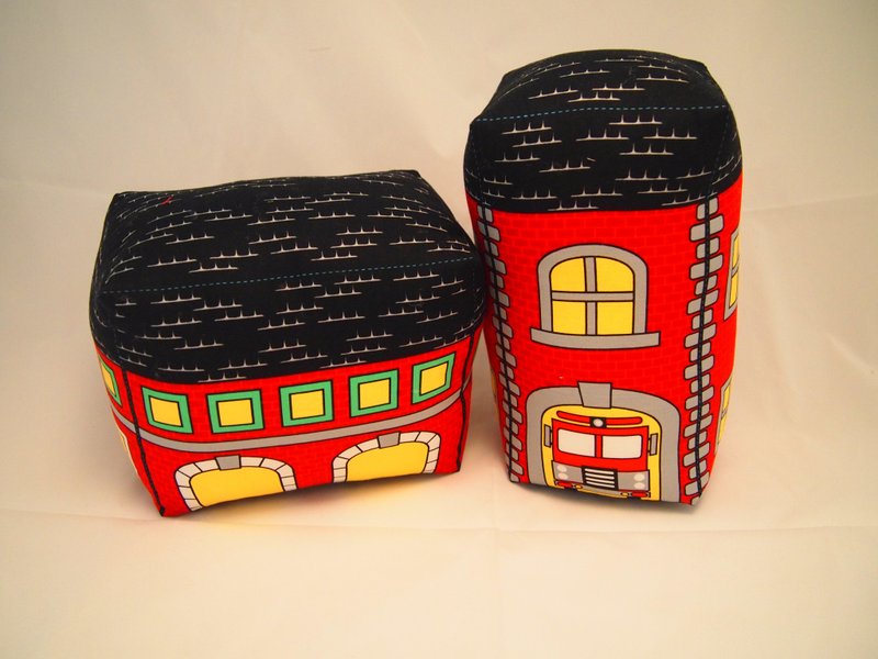 消防站填充玩具 - 枕头/抱枕 - 棉．麻 