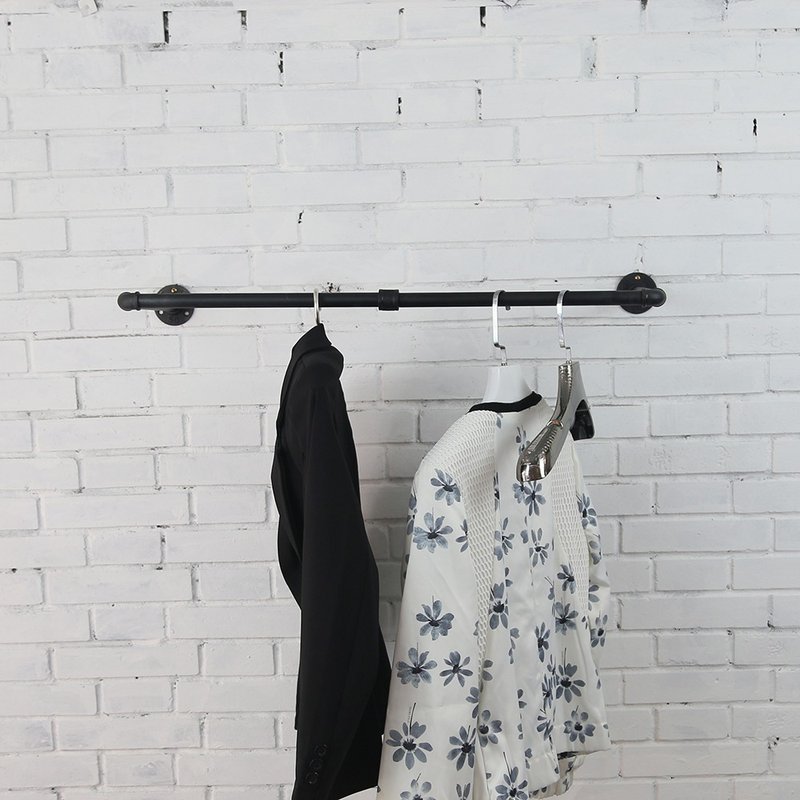 定制衣架杆复古工业风衣架北欧衣架挂钩服装展示架 - 衣架/挂勾 - 其他金属 