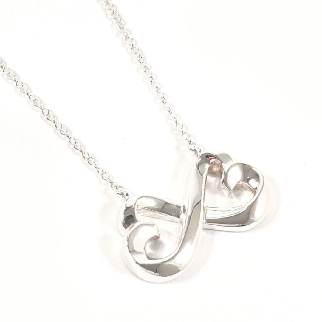 【日本直送 二手美品】蒂芬妮 TIFFANY&Co. 项链 双爱心 毕卡索 Paloma Picasso 银 925 饰品 抛光翻新 - 项链 - 纯银 银色