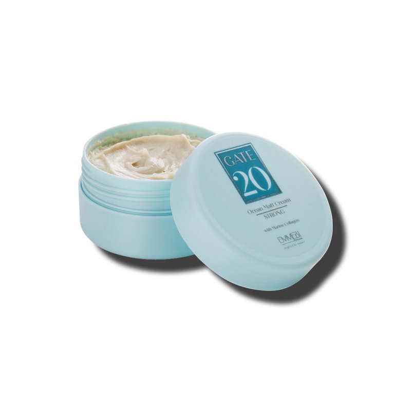 海洋门 20 强力哑光发膏 100ml - 持久无残留发胶 - 润发用品 - 精油 卡其色