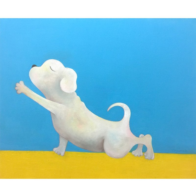 狗 油画原作 W60.5*H50cm - 海报/装饰画/版画 - 其他材质 多色