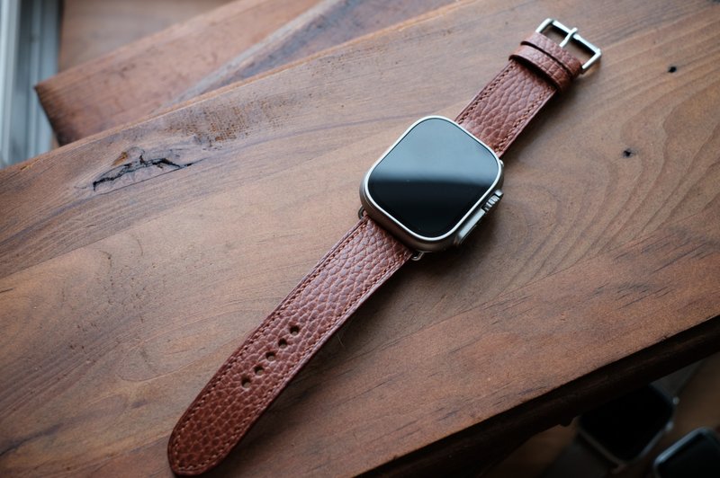 【寓吉】表带订制 意大利植鞣革 dollaro棕 Apple Watch panerai - 表带 - 真皮 