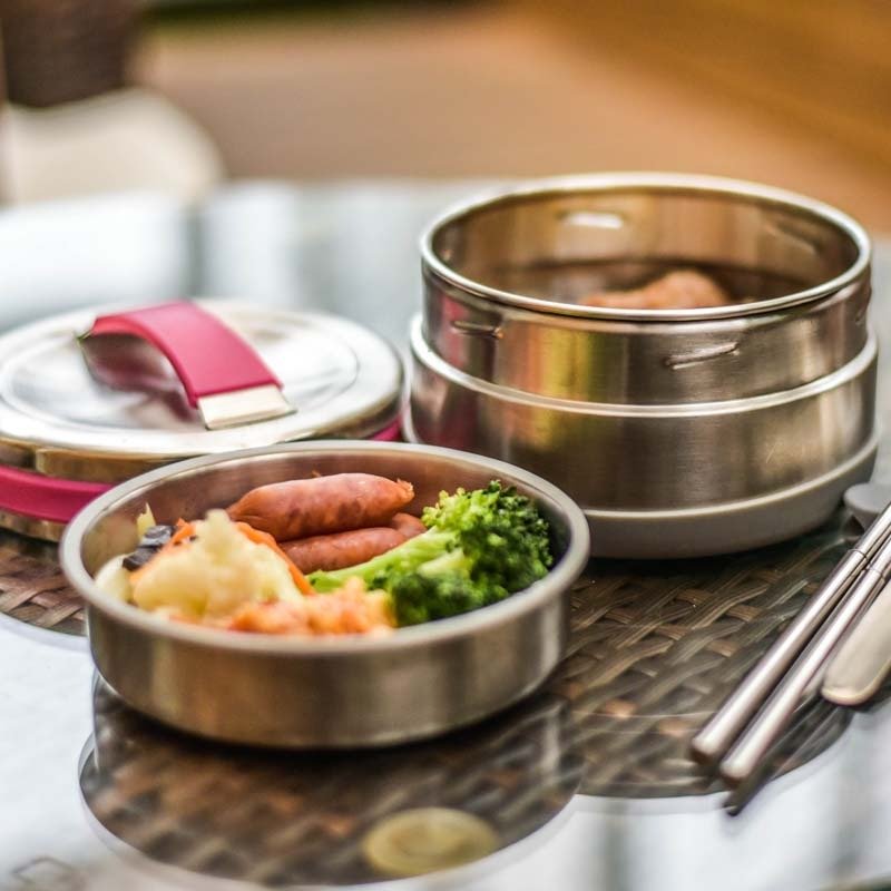 《环保无扣耳防烫》  Driver便当盒 (蓝) 蒸饭箱、电锅 - 碗 - 其他材质 