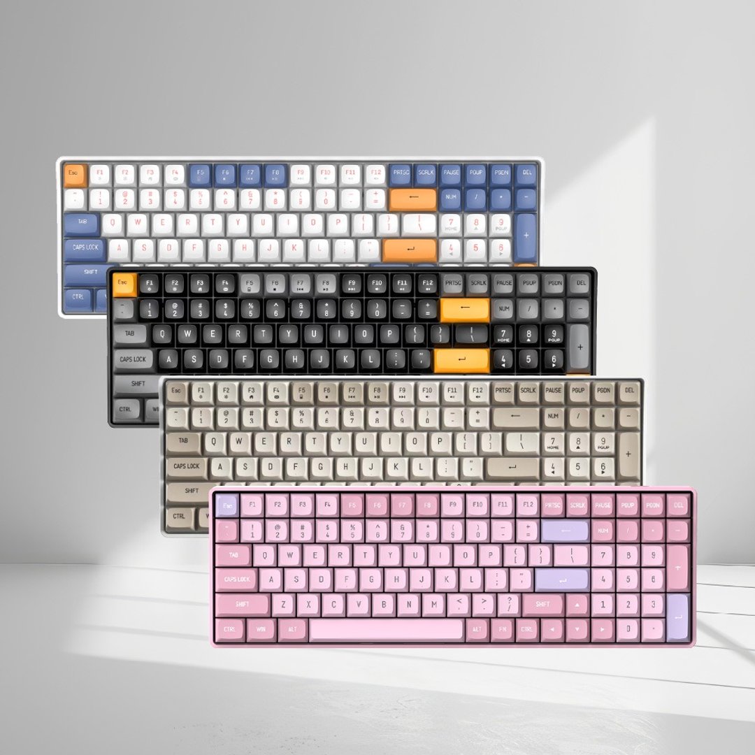 darkFlash GD100 双模机械键盘 黄轴 PBT 中文 - 电脑配件 - 其他材质 黑色