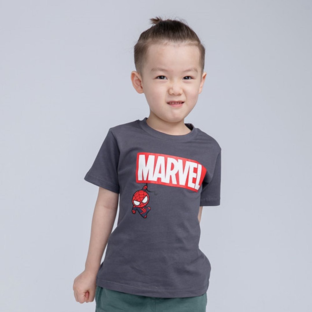 MARVEL 蜘蛛人 漫威纯棉短袖上衣T恤-童 ML-NX005【ONEDER旺达】 - 童装上衣 - 棉．麻 