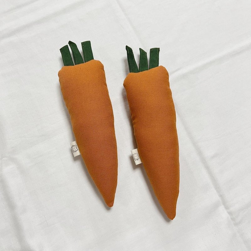 【定制化礼物】胡萝卜玩具 猫草包 狗狗玩具 猫咪玩具 宠物玩具 - 玩具 - 棉．麻 