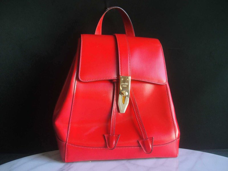 辉煌年代 OLD ERA _早期二手老包意大利制CELINE后背包 - 侧背包/斜挎包 - 其他材质 