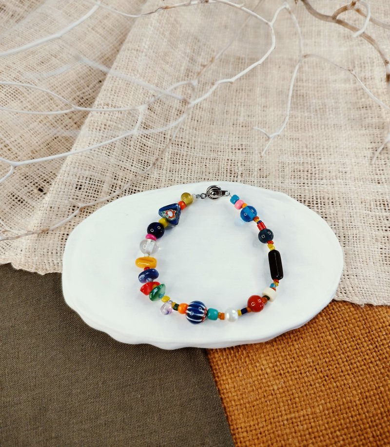 Pixxy Summer Beads Bead Bracelet - 手链/手环 - 贵金属 