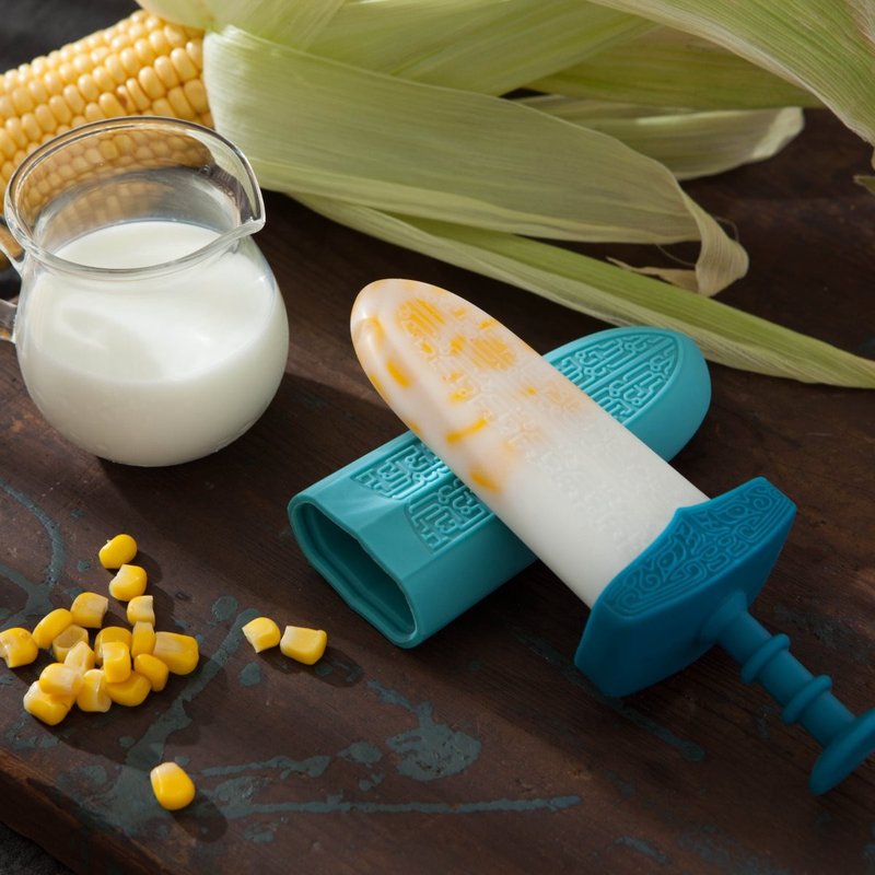 【喜朋 SiPALS】食兵器 - 剑形制冰器 (越王剑) - 厨房用具 - 硅胶 绿色