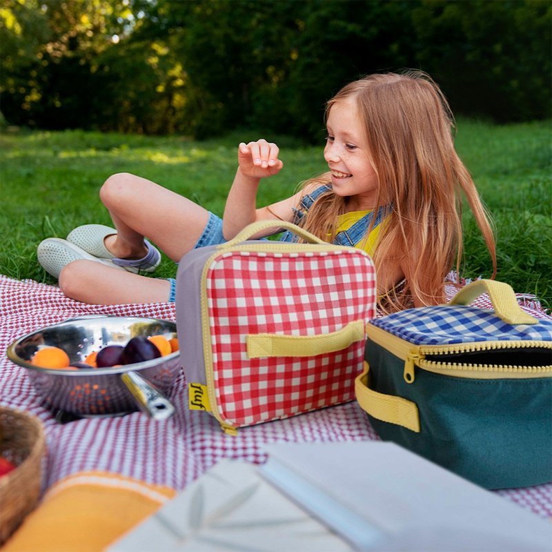 大方午餐包 野餐包 野餐袋 便当袋 手提包-加拿大Fluf有机棉 - 手提包/手提袋 - 棉．麻 多色