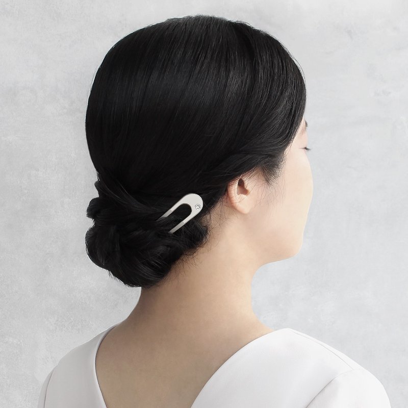 夏秋限定 / KANZASHI Hair pin / canon - Twilight - 发饰 - 其他金属 银色