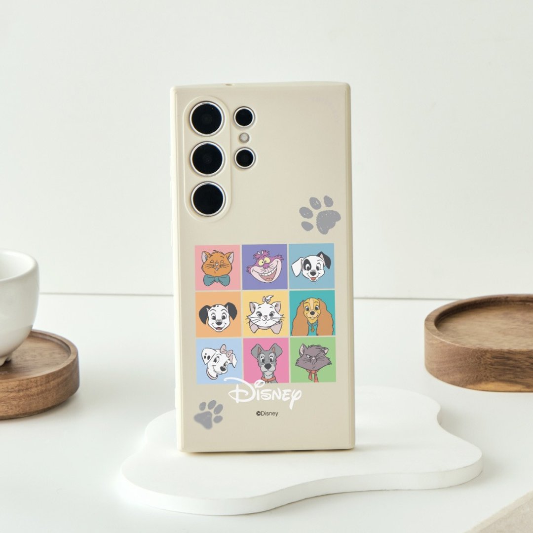 Disney Cats And Dogs-猫狗九宫格纯色硅胶SAMSUNG手机壳 - 手机壳/手机套 - 塑料 多色