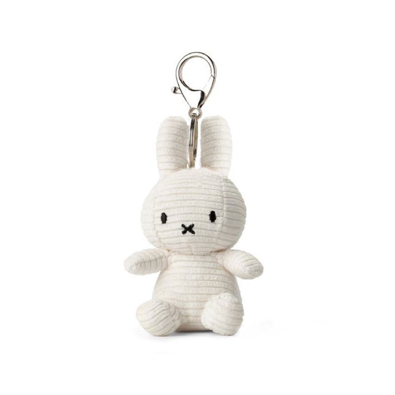 BON TON TOYS Miffy 米菲兔 ECO 灯芯绒钥匙圈 -10cm(5 色) - 钥匙链/钥匙包 - 聚酯纤维 多色