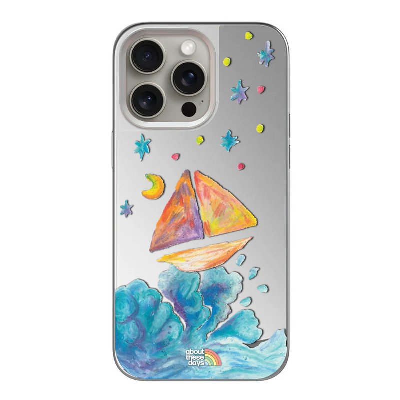 【订制 镜面手机壳】iPhone  矽胶防撞壳 - 手机壳/手机套 - 硅胶 银色