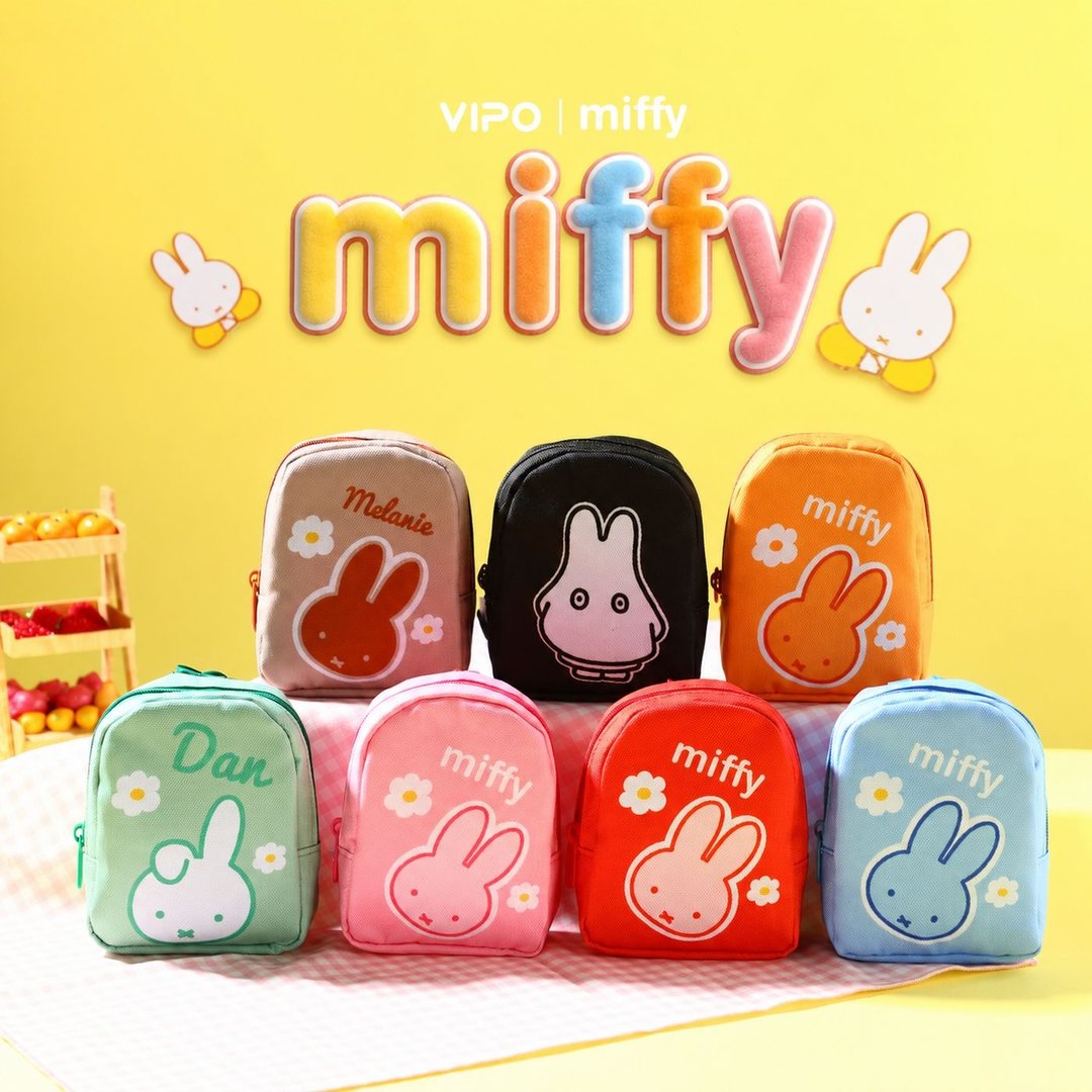 VIPO miffy 易折购物袋盲盒 (随机包装) MIF37566 - 手提包/手提袋 - 其他人造纤维 