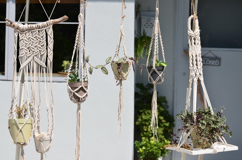 Macrame 编织植物吊篮工作坊 - 编织/羊毛毡/布艺 - 棉．麻 