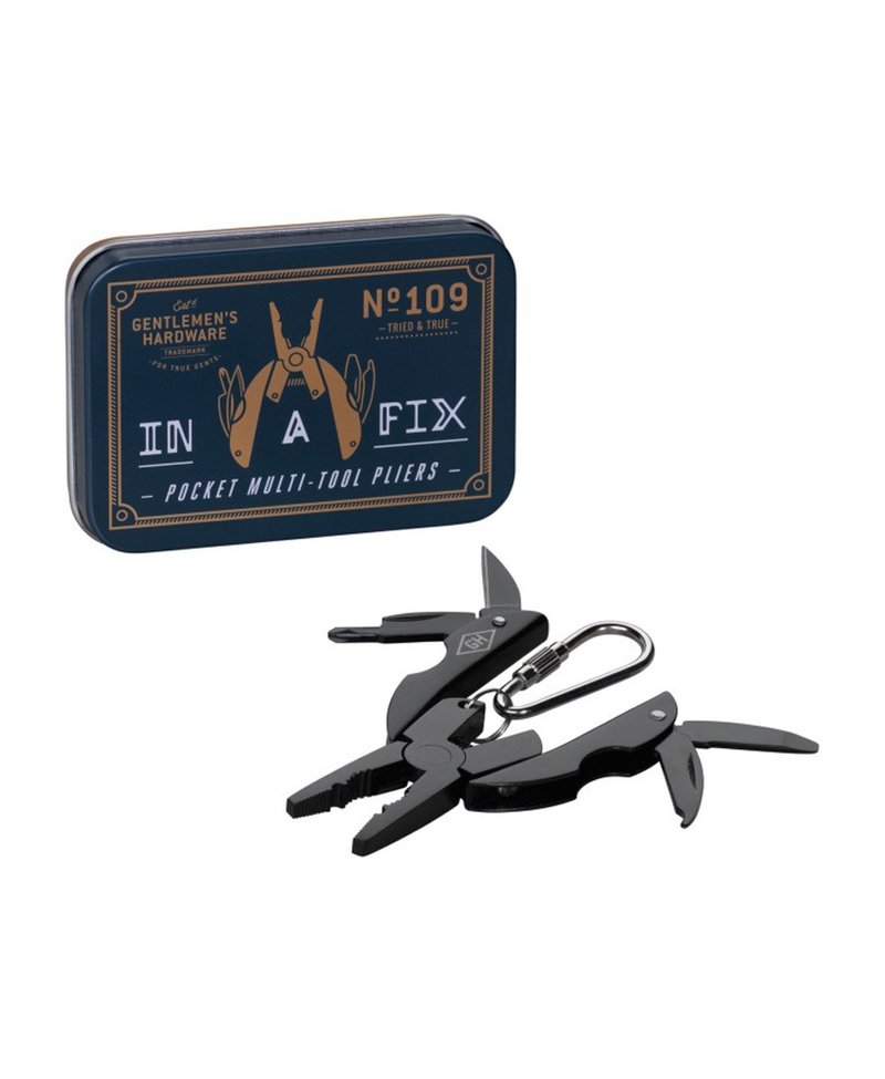 SUSS-英国Gentleman's Hardware 5合一顶级不锈钢多功能便携钥匙圈工具组-瑕疵特卖 - 其他 - 其他金属 黑色