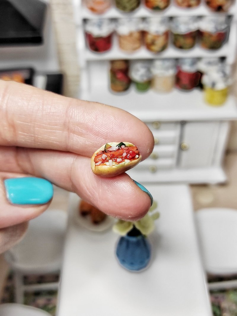 Fast food for dolls - Hot dog - Realistic hot dog - Dolls sandwich - 玩偶/公仔 - 粘土 